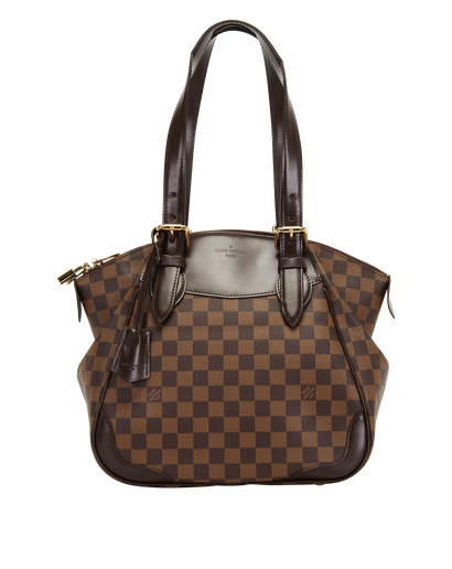 Verona MM Tote, &pound;695, Handbags, Brown, Canvas, Front view